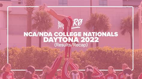 NCA/NDA COLLEGE NATIONALS – DAYTONA 2022 .